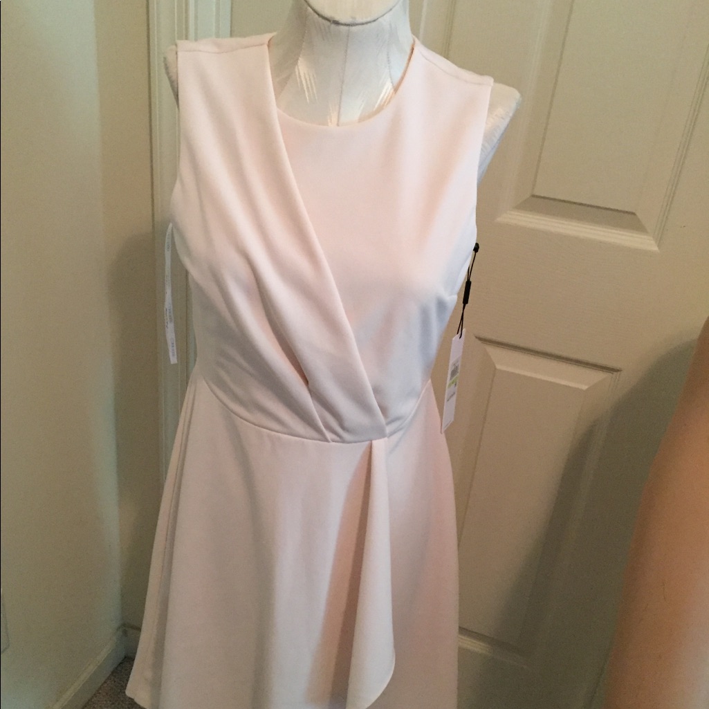 Nwt Calvin Klein Dress Candle Color Size 4